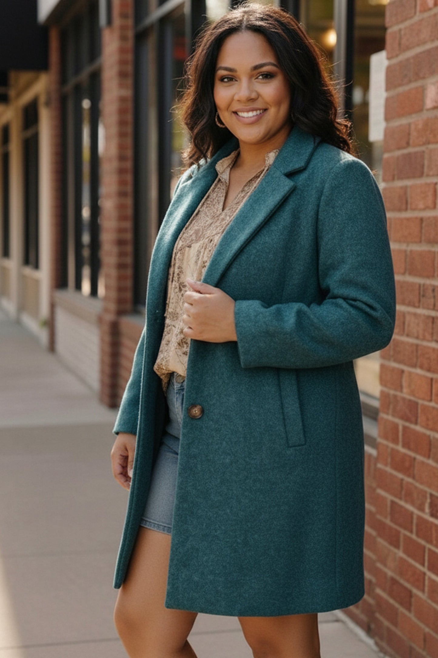 Frosted Teal Dream Coat